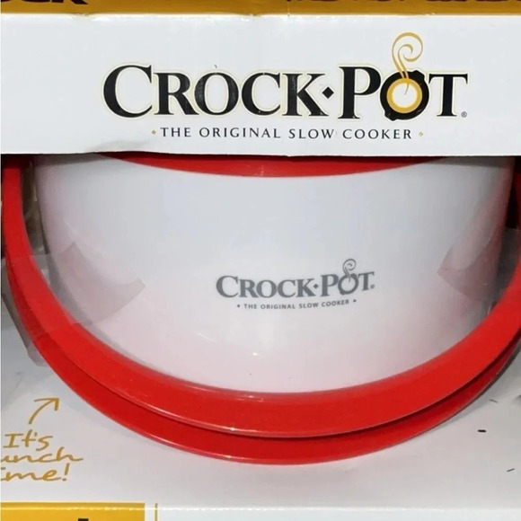 2 NWT Crockpots Lunch Size Pink/Red/1 person 20 oz Food Warmers - Picture 6 of 9